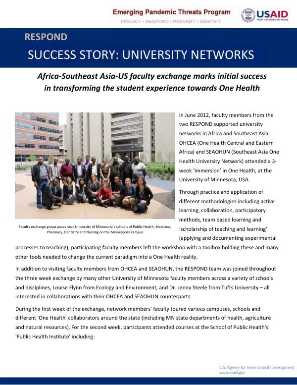 Success Story: University Networks