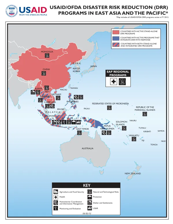 USAID/OFDA Disaster Risk Reduction (DRR) Programs in East Asia and the Pacific