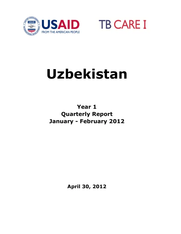 Quarterly Report: Uzbekistan, January - February 2012