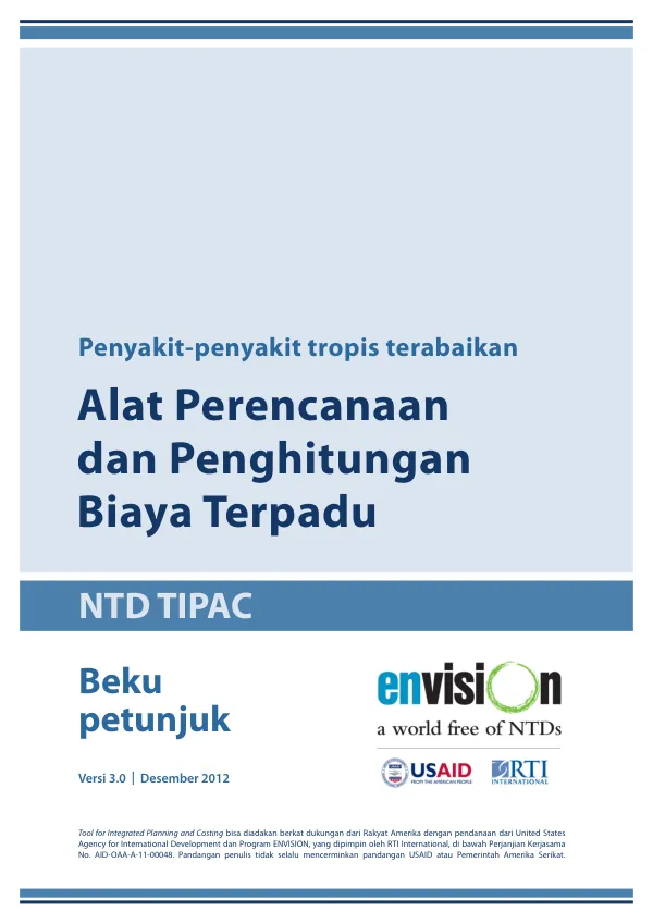 Alat Perencanaan dan Penghitungan Biaya Terpadu