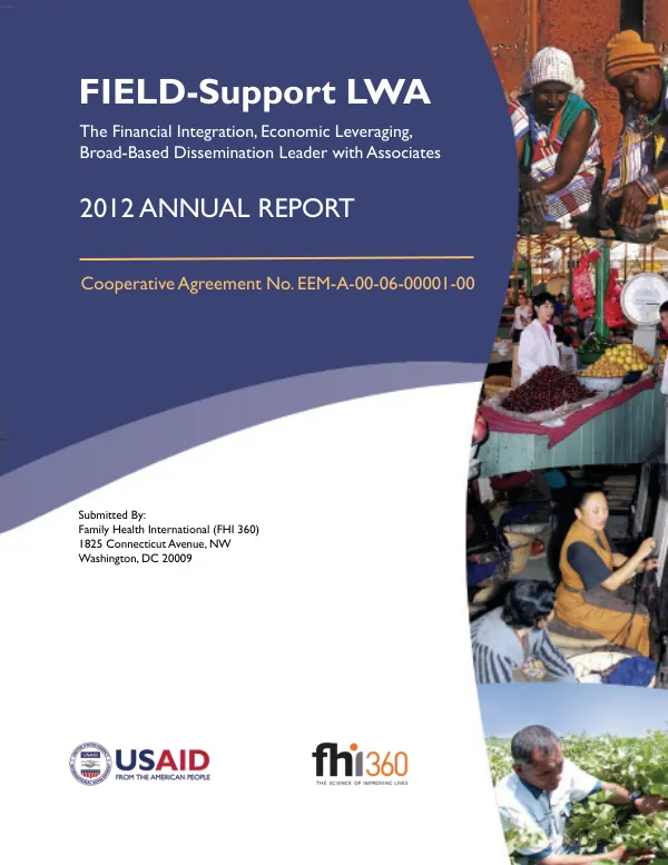 Annual Report 2012: FIELD-Support LWA