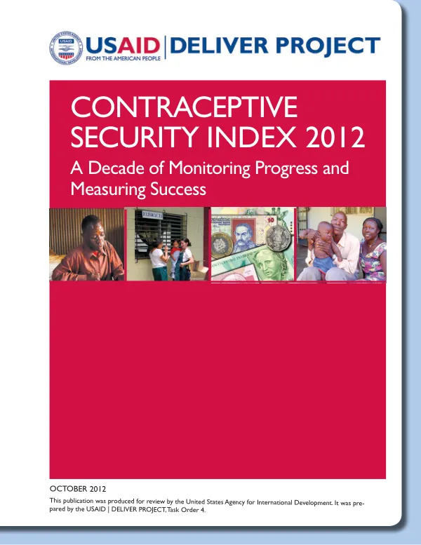 Contraceptive Security Index 2012: A Decade of Monitoring Progress and Measuring Success