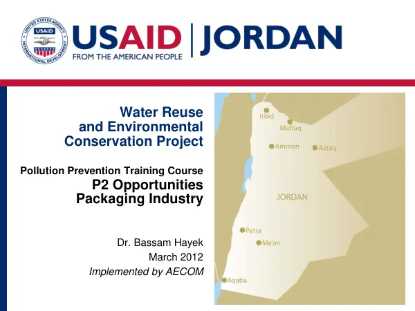 USAID Water Reuse and Water Conservation Project Briefing for MoEnv
