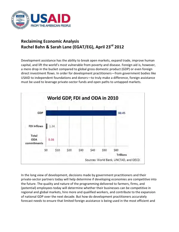 Reclaiming Economic Analysis