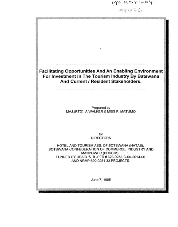 Building for peace and prosperity in the Casamance Region of Senegal : a case study