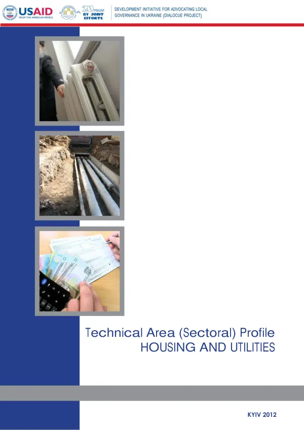 Technical Area (Sectoral) Profile: Housing and Utilities in Ukraine