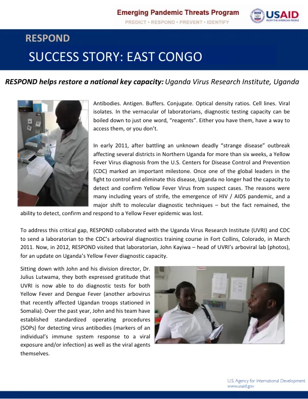 Success Story: East Congo