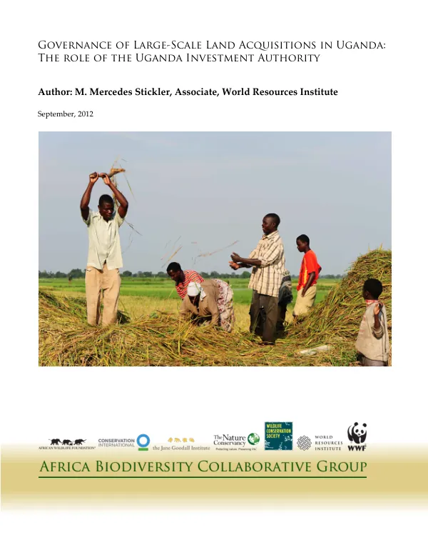 Governance of Large-Scale Land Acquisitions in Uganda: The role of the Uganda Investment Authority