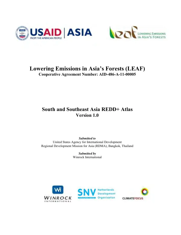 South and Southeast Asia REDD+ Atlas