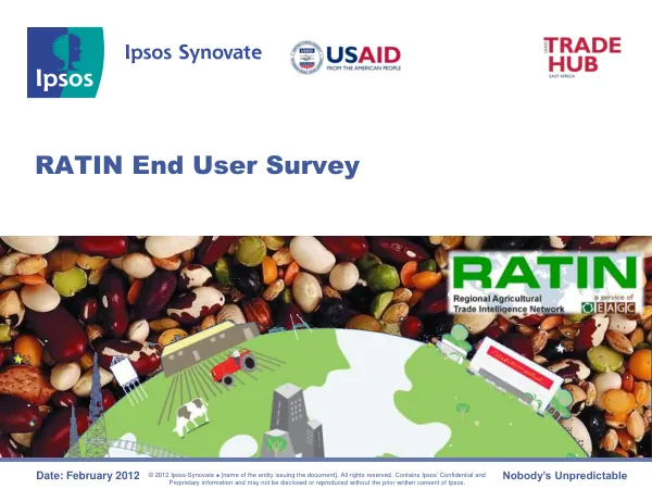RATIN End User Survey