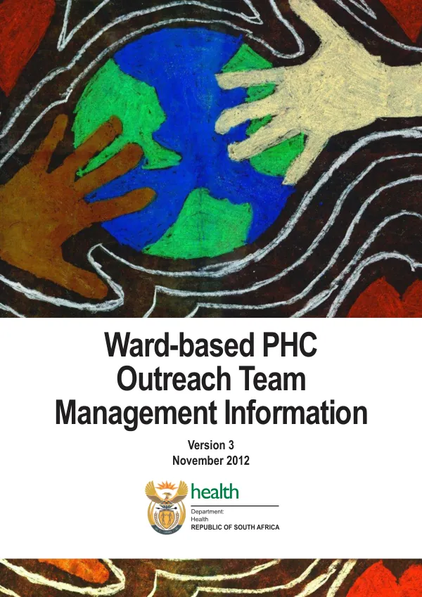 Ward-based PHC Outreach Team Management Information Pack