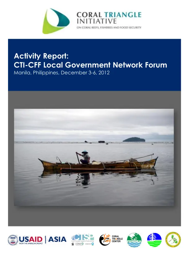 Activity Report: CTI-CFF Local Government Network Forum