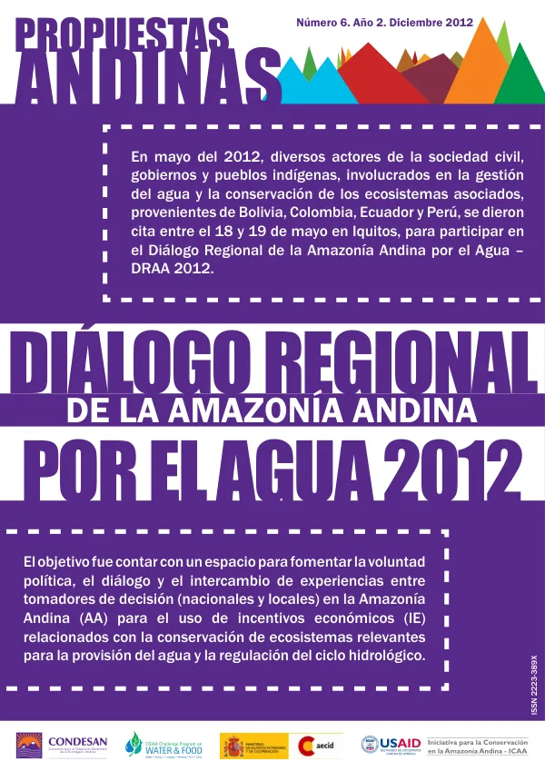 Diálogo Regional de la Amazonía Andina por el Agua – DRAA 2012