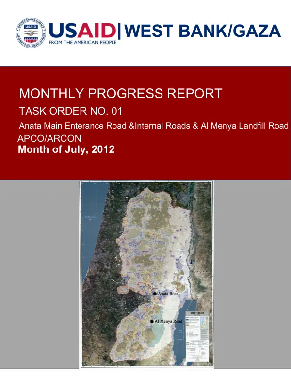 July Monthly Progress Report