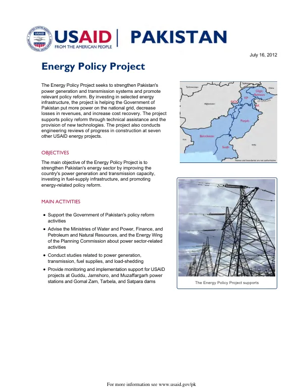 Energy Policy Project