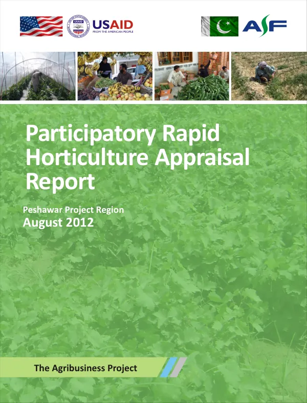 Participatory Rapid Horticulture Appraisal Report of Peshawar Project Region