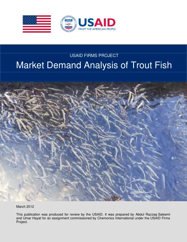Market Demand Analysis of Trout Fish