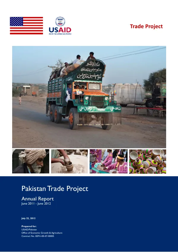 Pakistan Trade Project Annual Report (June 2011 - June 2012)