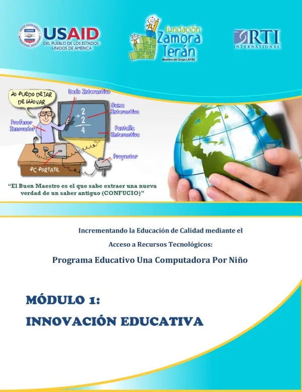 Módulo de Innovación Educativa: Una Computadora Por Niño