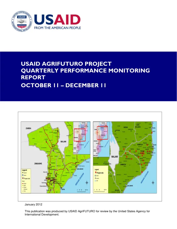 Quarterly Performance Monitoring Report: October 11 – December 11