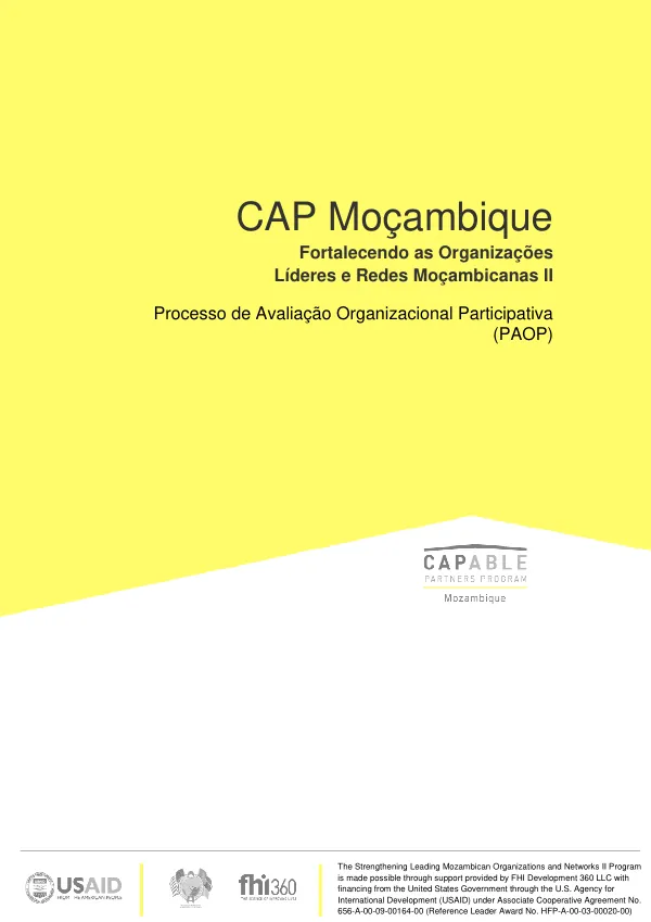 Strengthening Leading Mozambican Organizations and Networks II Program