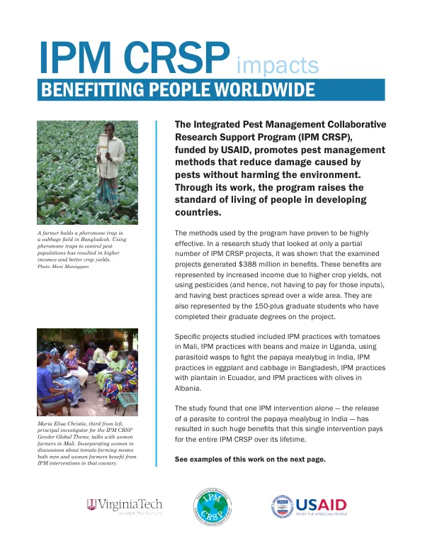 IPM CRSP impacts
