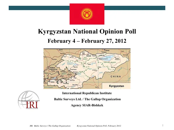 Kyrgyzstan National Opinion Poll, February 2012