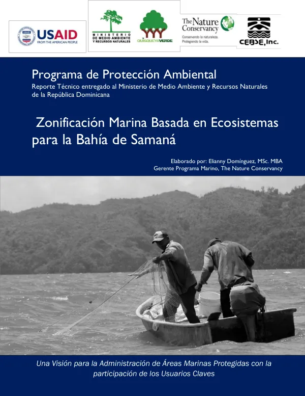 Zonificación Marina Basada en Ecosistemas en la Bahía de Samaná, República Dominicana