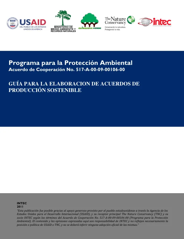 Guia Acuerdo de producción sostenible