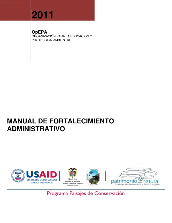 Manual de Fortalecimiento Administrativo