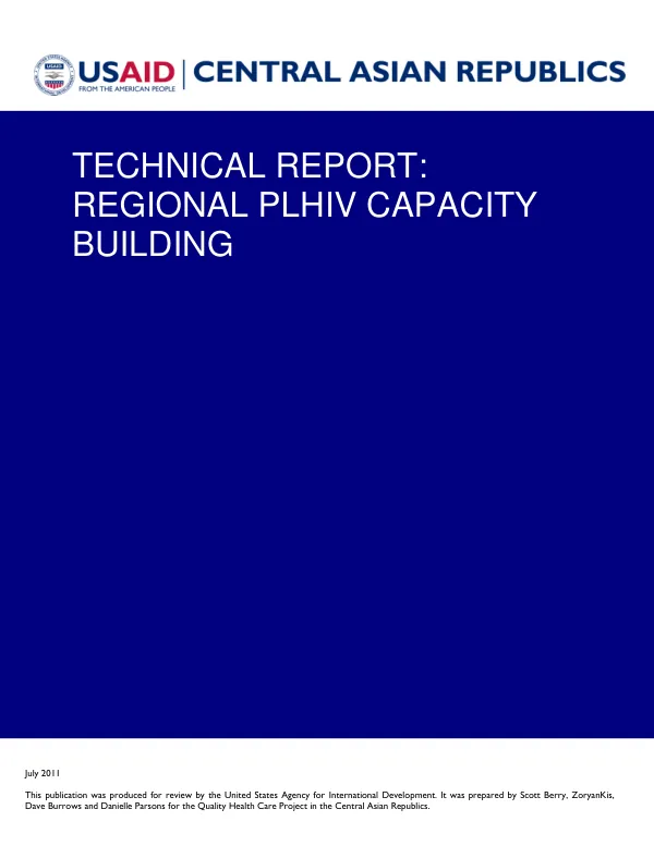 Regional PLHIV Capacity Building