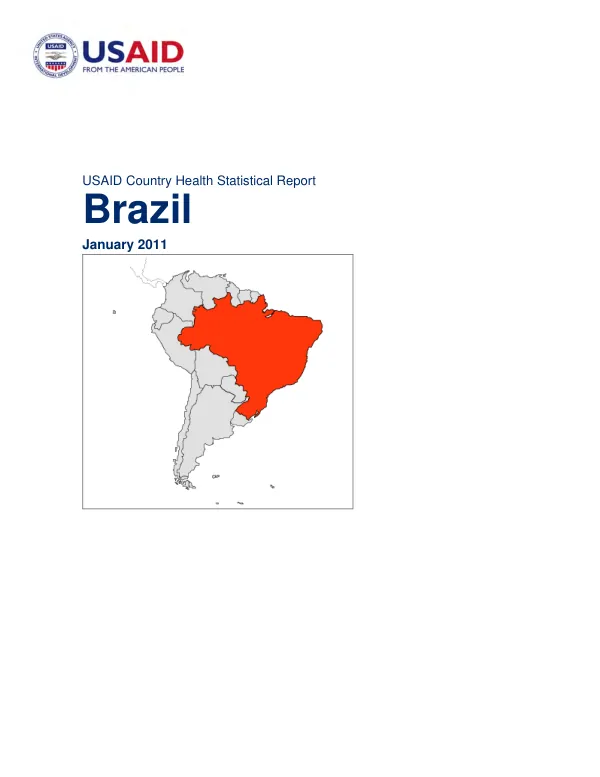 USAID Country Health Statistical Report Brazil