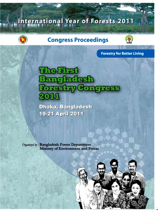 First Bangladesh Forestry Congress 2011: Forests for Better Living