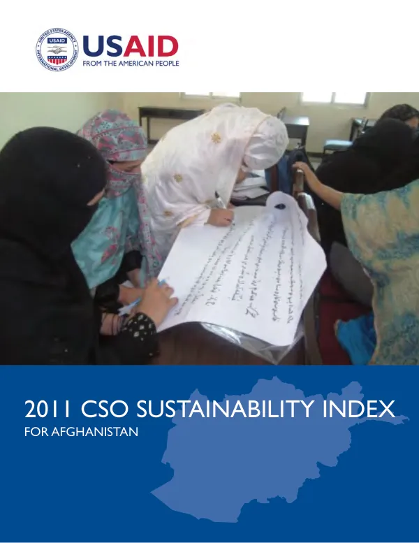 The 2011 CSO Sustainability Index for Afghanistan