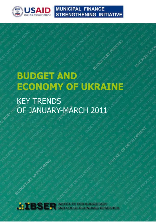 Budgetary Monitoring Indexes of Development