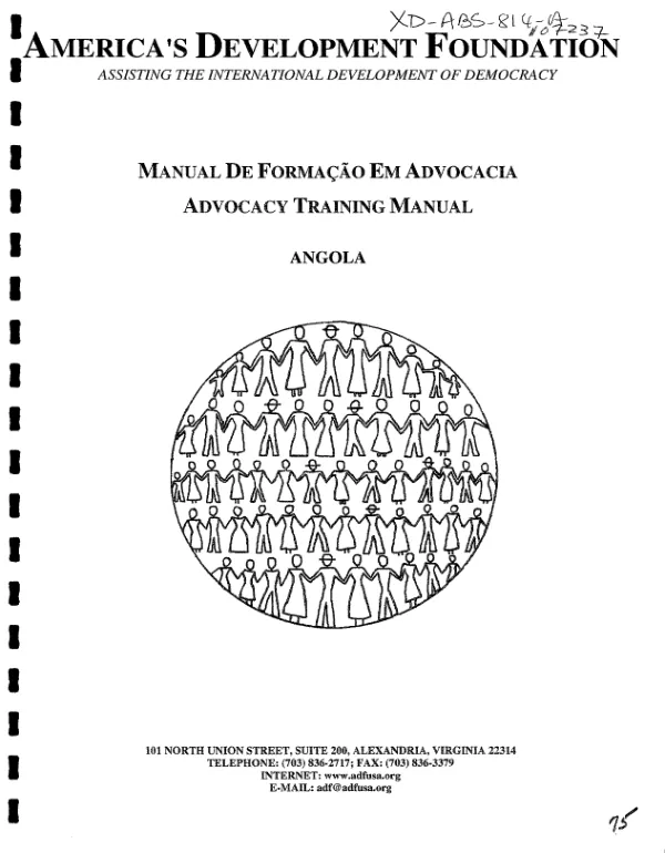 Manual de Formação em Advocacia