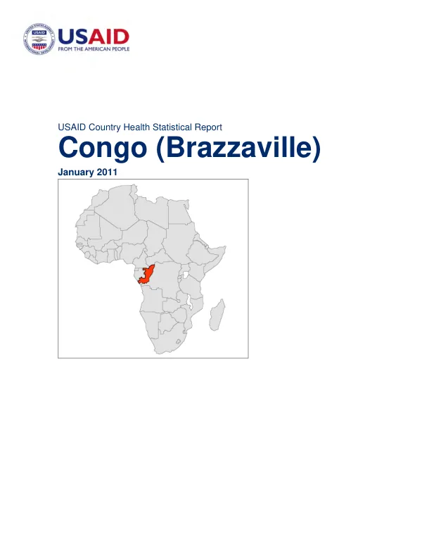 USAID Country Health Statistical Report Congo (Brazzaville)