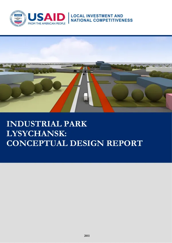 Conceptual Design Report: Industrial Park Lysychansk