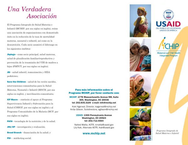 Programa Integrado de Salud Materna e Infantil (MCHIP)