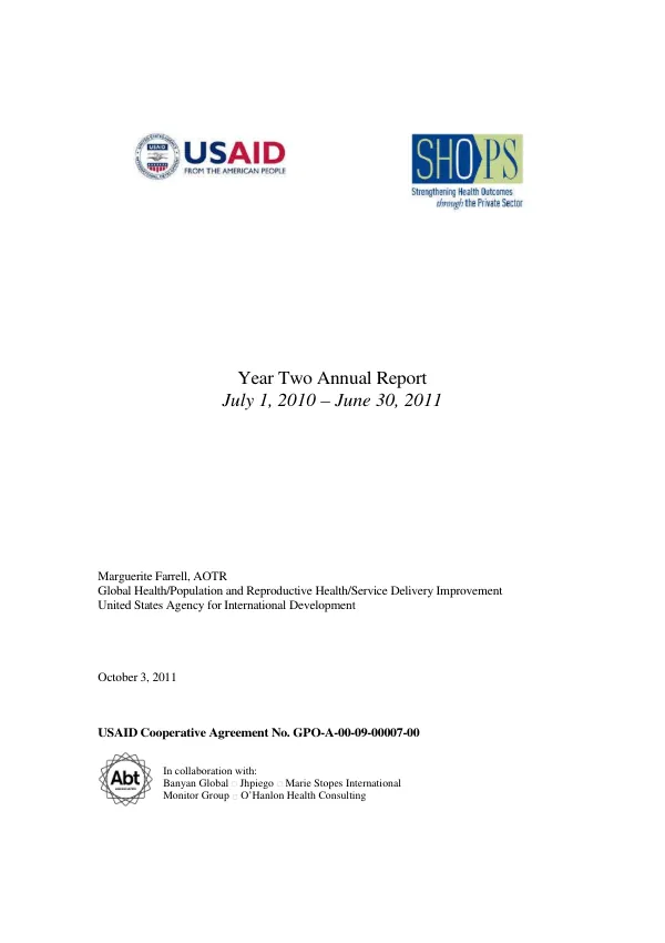 Year Two Annual Report