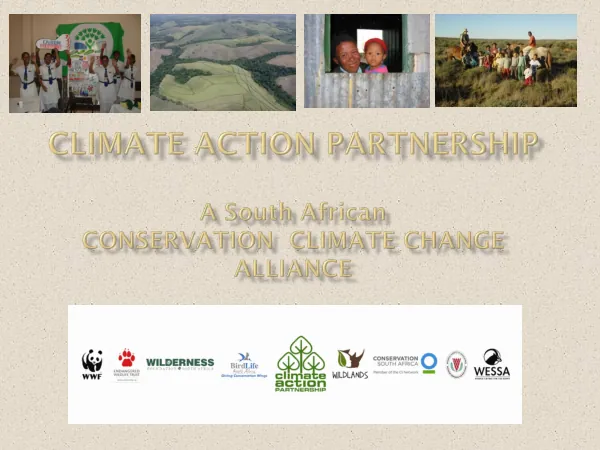 Climate Change and Ecosystem Services Partnership (CAP) Project