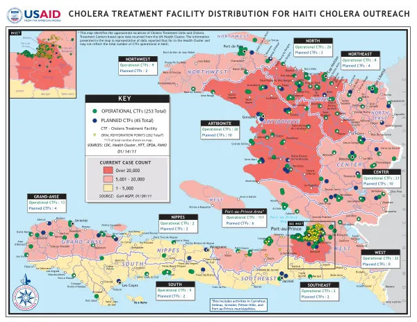 USAID/OFDA Haiti Earthquake Program Maps