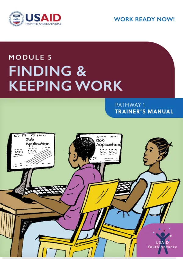 Trainer’s Manual for Module 5: Finding and Keeping Work