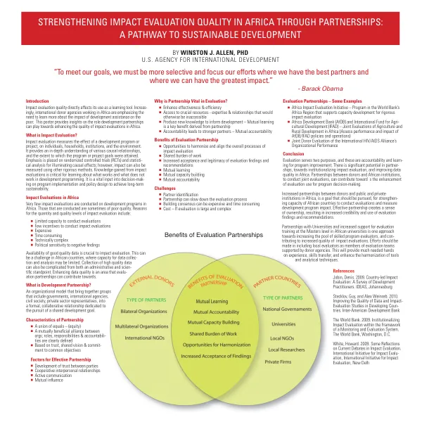 Strengthening Impact Evaluation Quality in Africa through Partnerships: A Pathway to Sustainable Development
