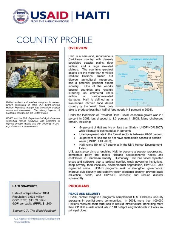 Haiti Country Profile