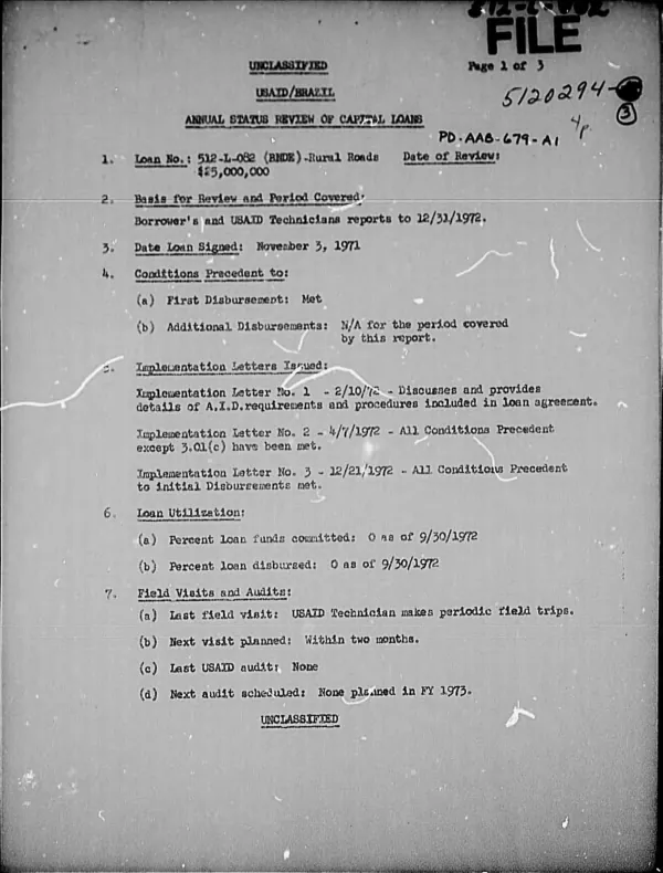 Percen loa~n ands Ittd Field Visits and Audits: I (c a USAe2A audit8 11AX onea ud~b