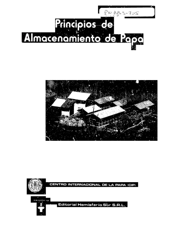 PRINCIPLES OF POTATO STORAGE
