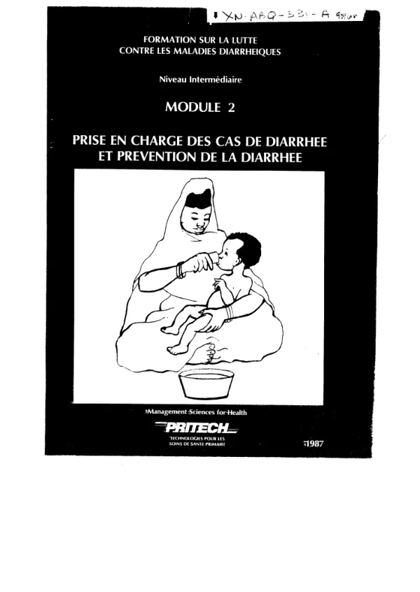 PRISE EN CHARGE DES CAS DE DIARRHEE ET PREVENTION DE LA DIARRHEE