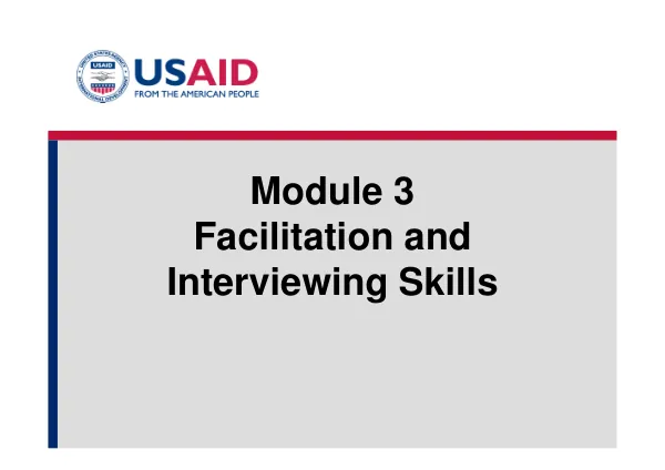 Risk Based Supervision Facilitation and Interviewing Skills