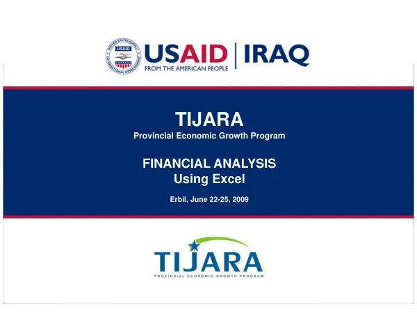 Provincial Financial Analysis for Tijara
